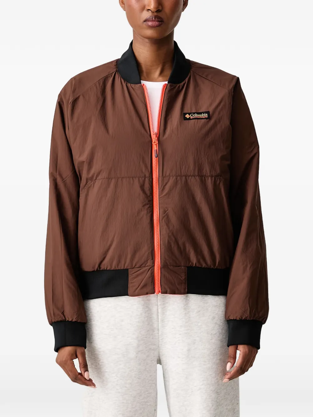 Columbia Omkeerbaar bomberjack Oranje