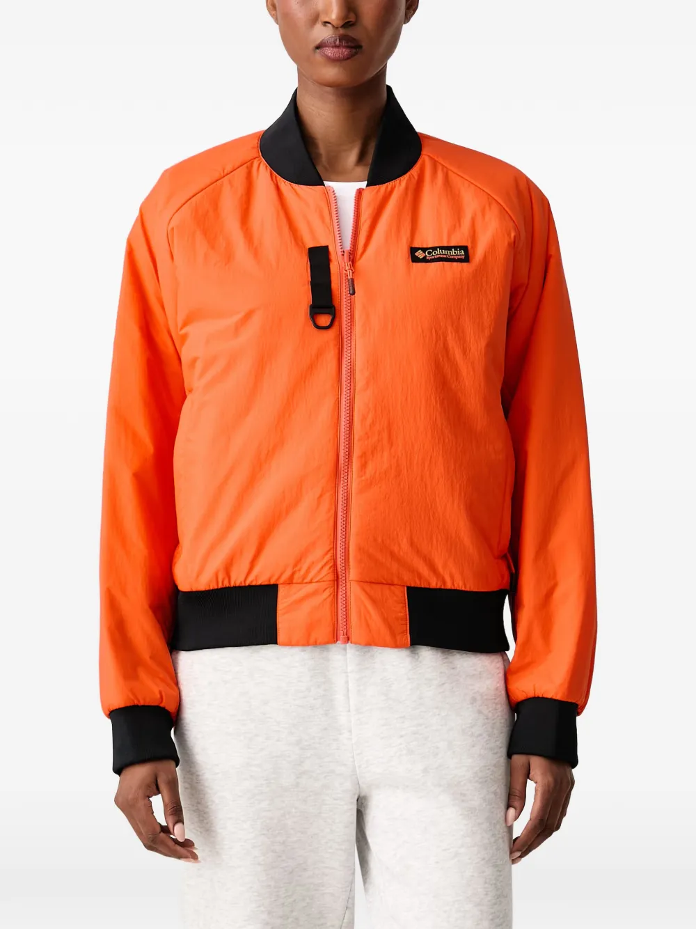 Columbia reversible zip-up bomber jacket