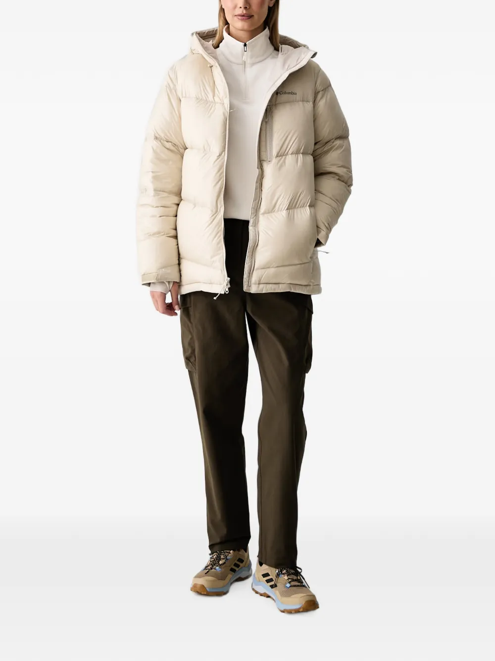 Columbia Cloudview™ donsjack met capuchon Beige