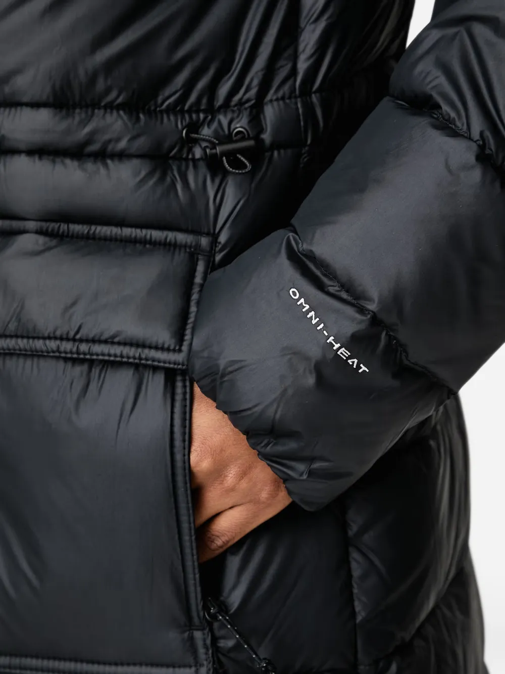 Columbia Harmony Falls™ gewatteerd jack met capuchon Zwart