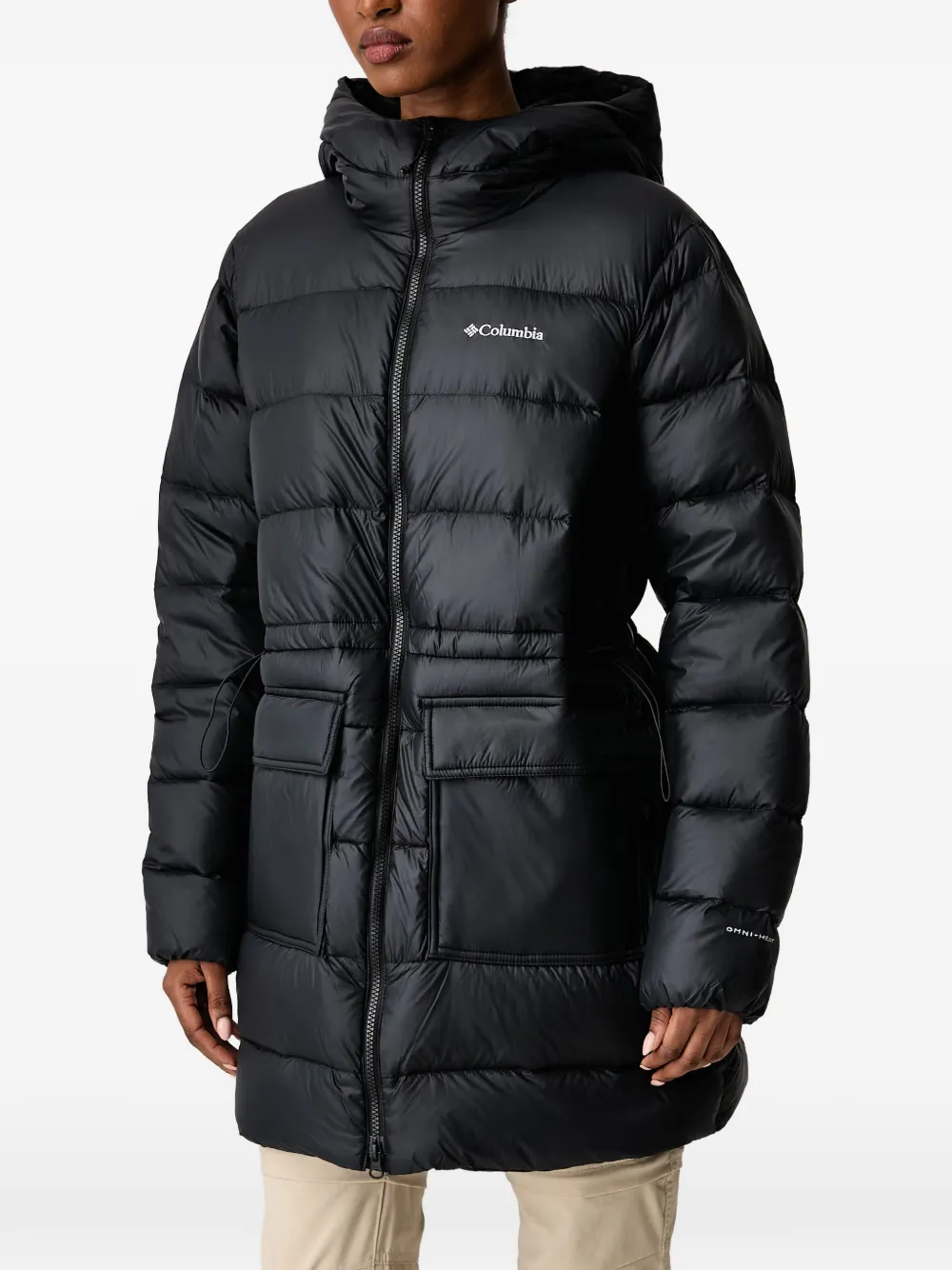 Columbia Harmony Falls™ gewatteerd jack met capuchon Zwart