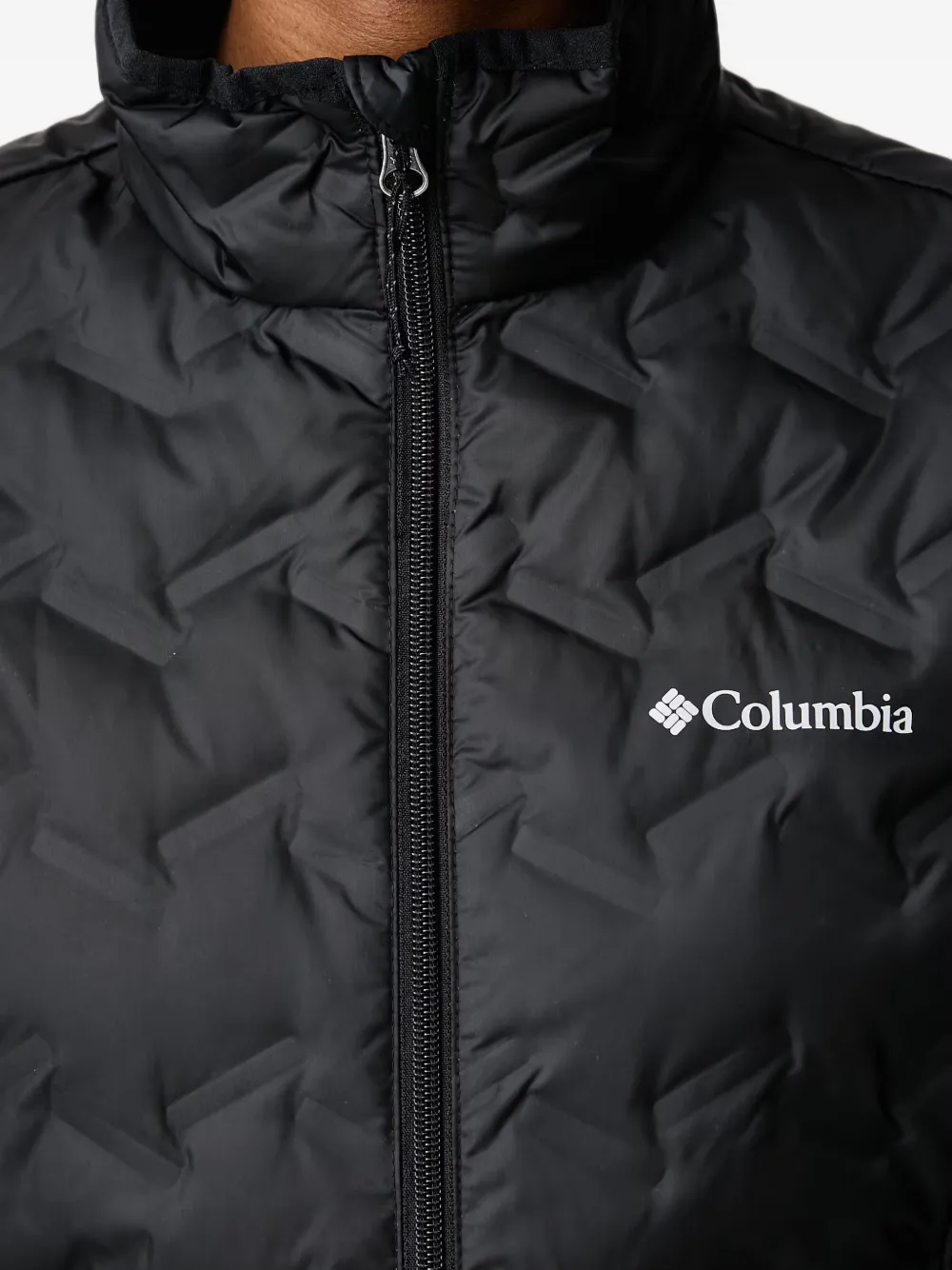 Columbia Delta Ridge™ II gewatteerd jack met logo-print Zwart
