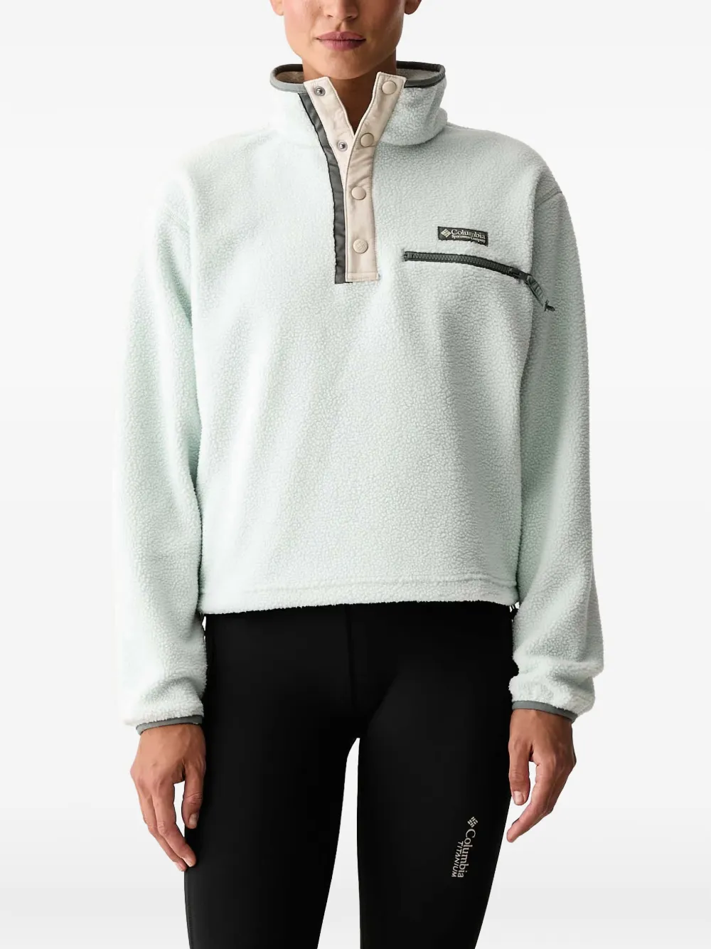 Columbia Helvetia II fleece drawstring sweater - Grün