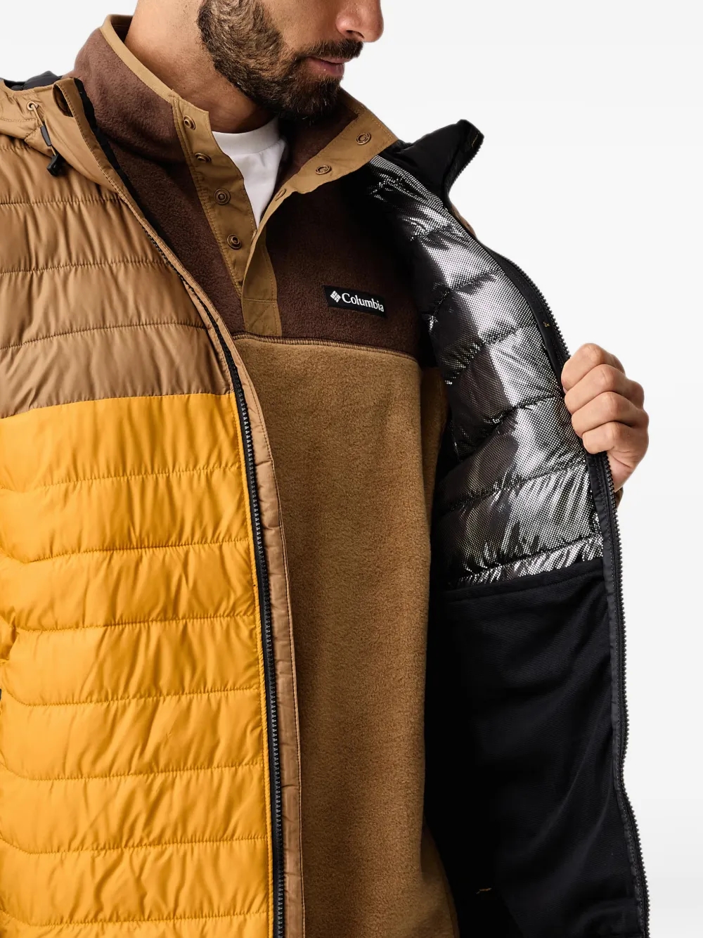 Columbia Powder Lite II quilted hooded jacket Bruin