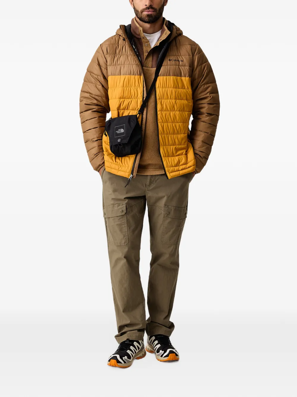 Columbia Powder Lite II quilted hooded jacket Bruin