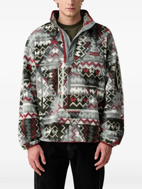 Columbia Hellvetia II geometric-print fleece sweater