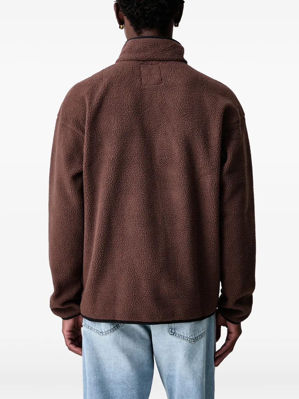 Columbia Sportswear Helvetia II fleece press-stud sweater Bruin