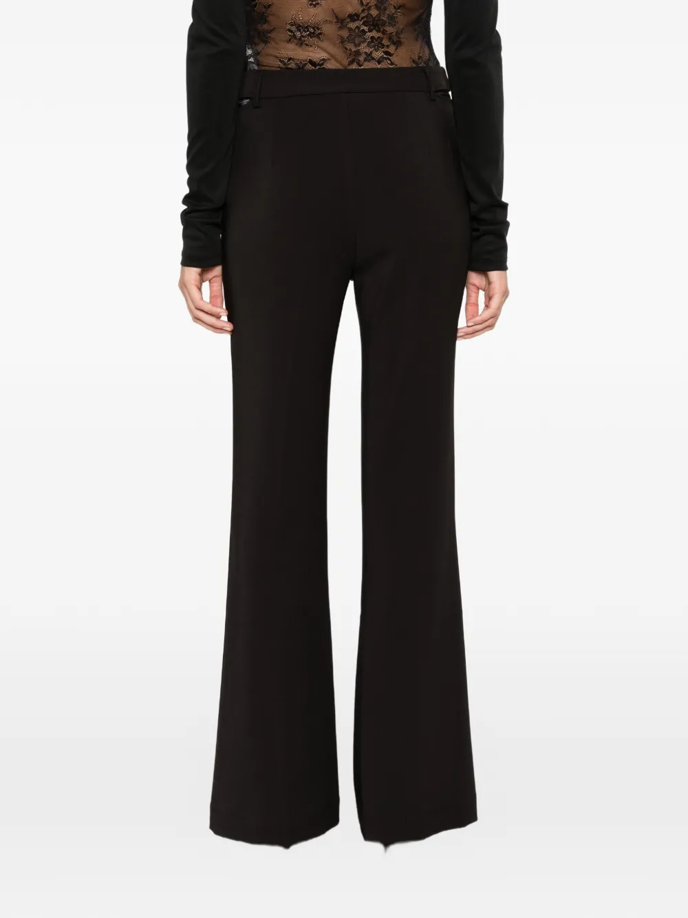 IMPERIAL Pantalon met uitgesneden details Zwart