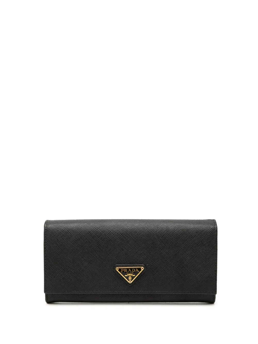 Prada Pre-Owned 2000-2013 Saffiano Bifold Wallet long wallets - Nero