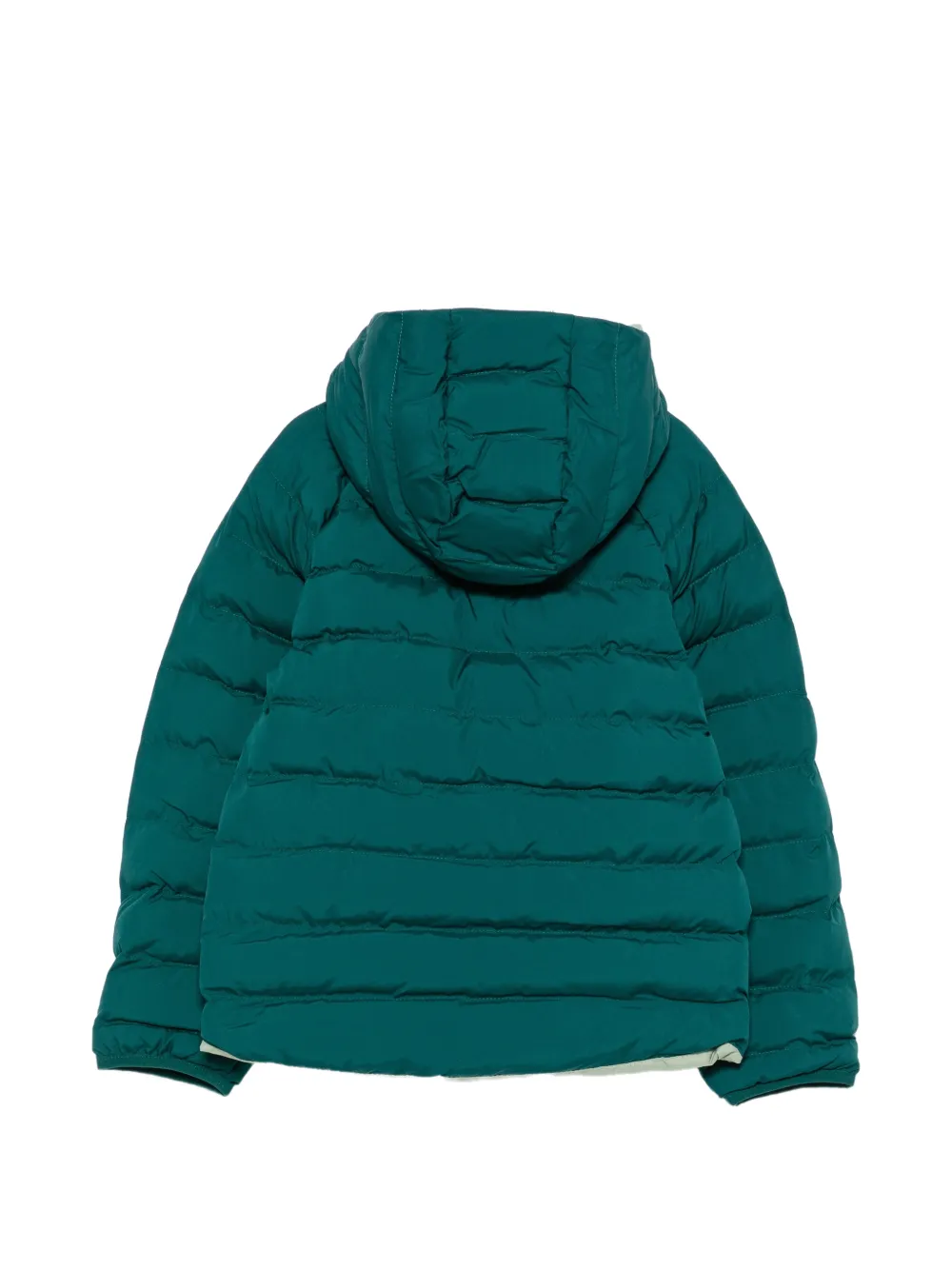 The North Face Kids Omkeerbaar gewatteerd jack met logo-print Groen