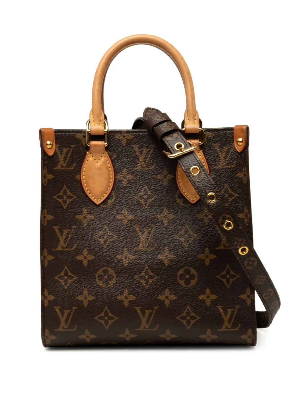 Louis Vuitton Pre-Owned 2021-2026 Sac Plat BB Satchel-Tasche mit Monogramm - Braun