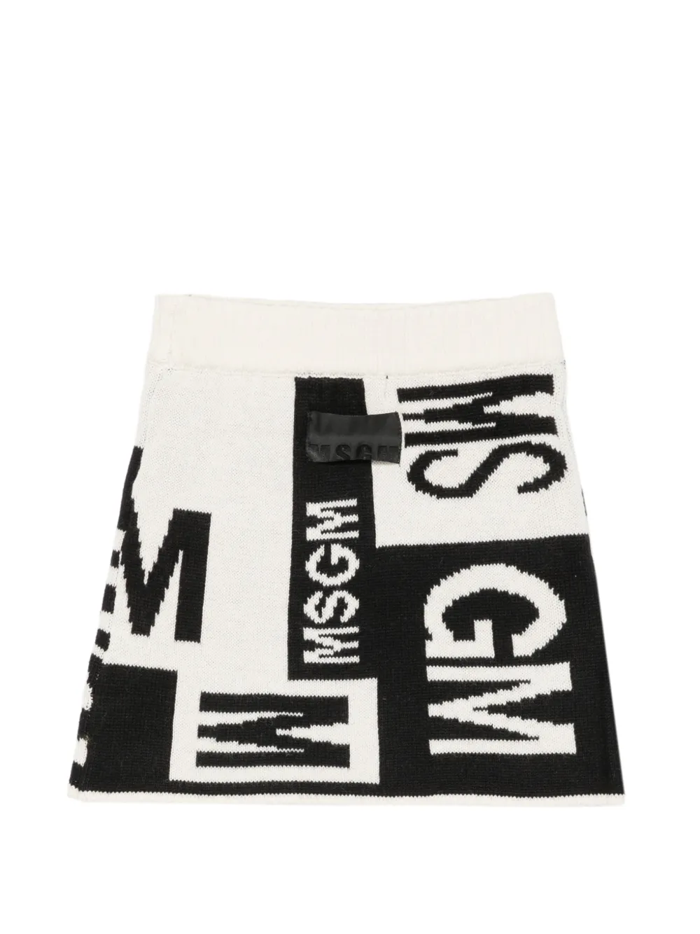 MSGM Kids Gebreide rok Wit
