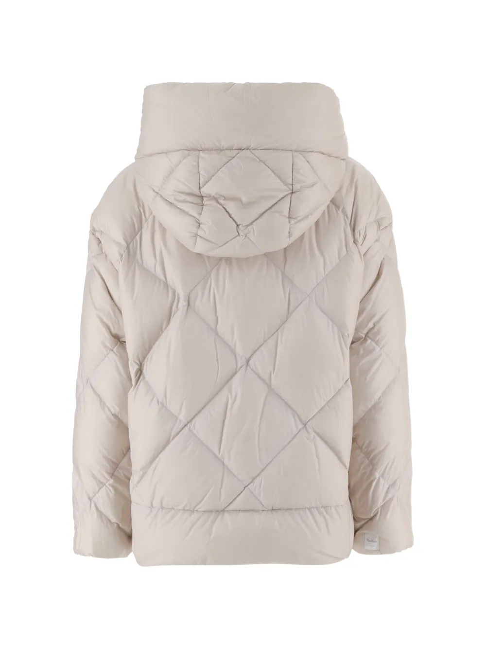 Max Mara The Cube hooded quilted jacket Beige