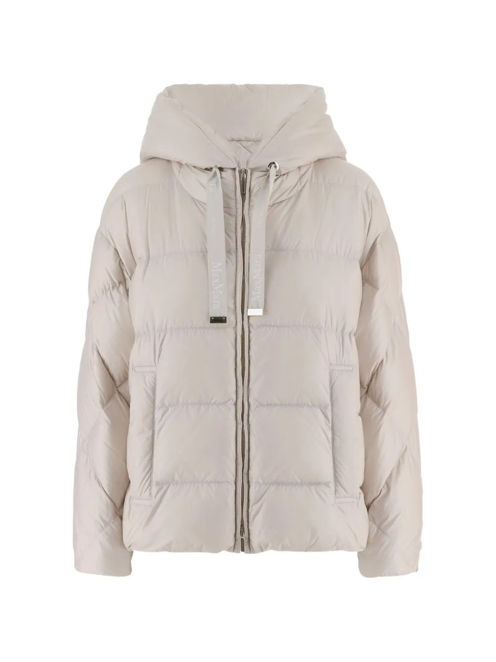 Max Mara The Cube hooded quilted jacket - Neutrals