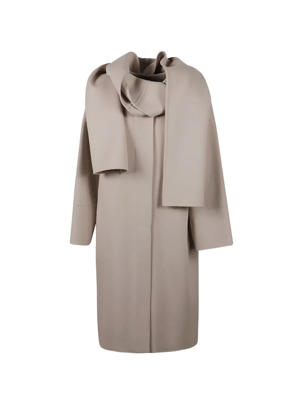'S Max Mara scarf-detail coat Beige