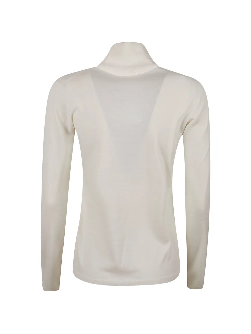 Max Mara roll-neck fine-knit sweater Wit