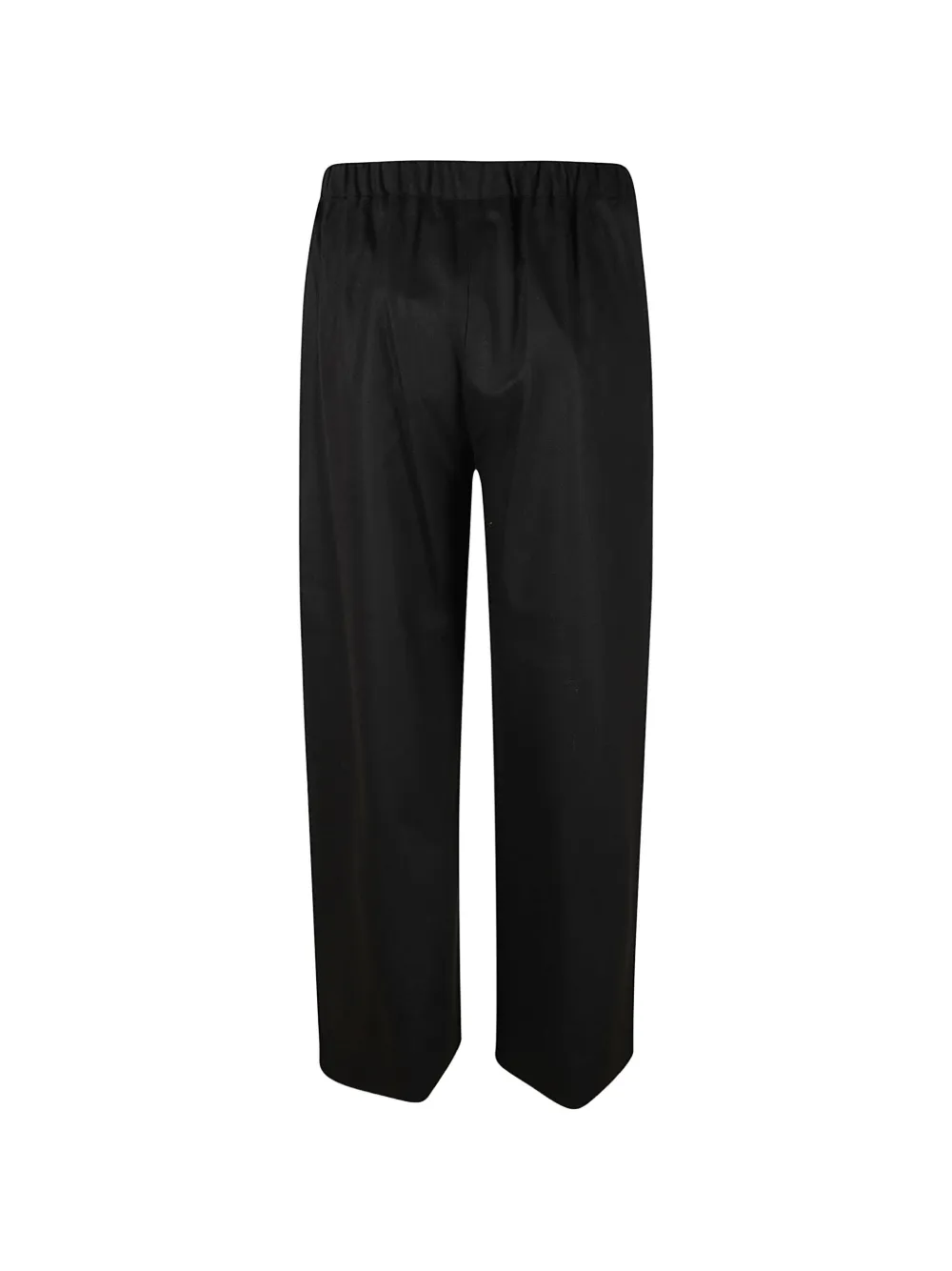 'S Max Mara Broek met wijde pijpen en trekkoord Zwart