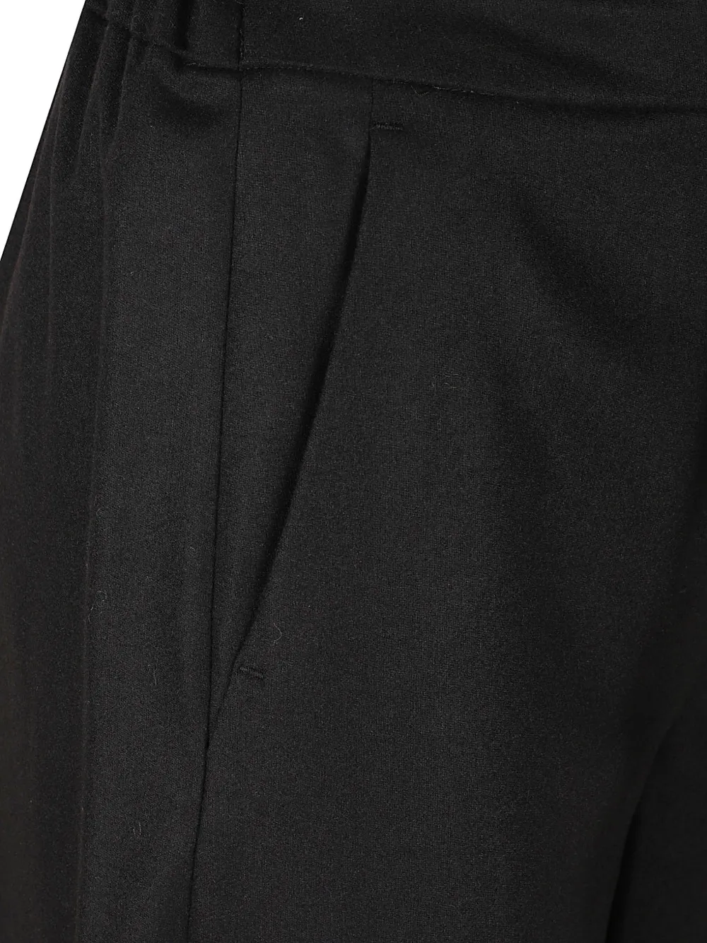 'S Max Mara Broek met wijde pijpen en trekkoord Zwart