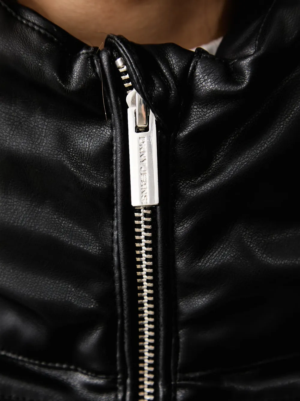 DKNY Jack van imitatieleer Zwart