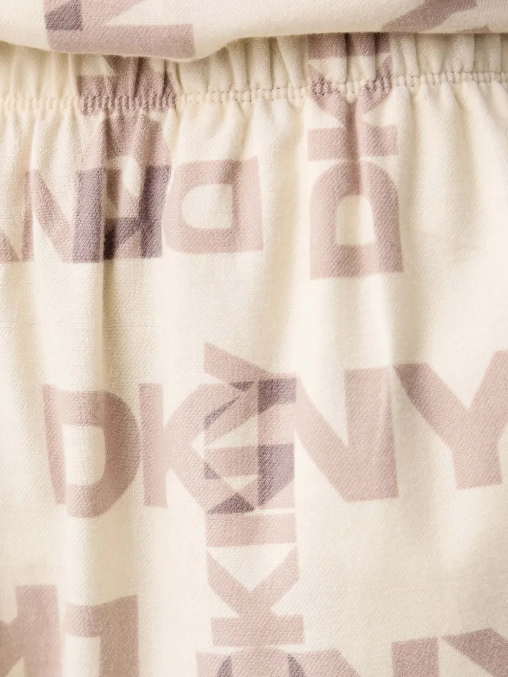 DKNY Pyjama met logoprint Beige