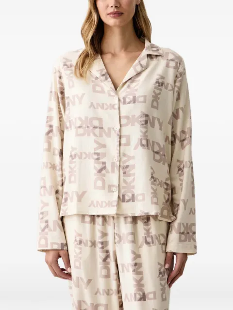 DKNY pijama con logo estampado