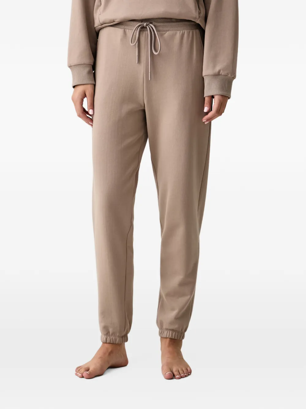 DKNY Pyjama met logoprint Beige