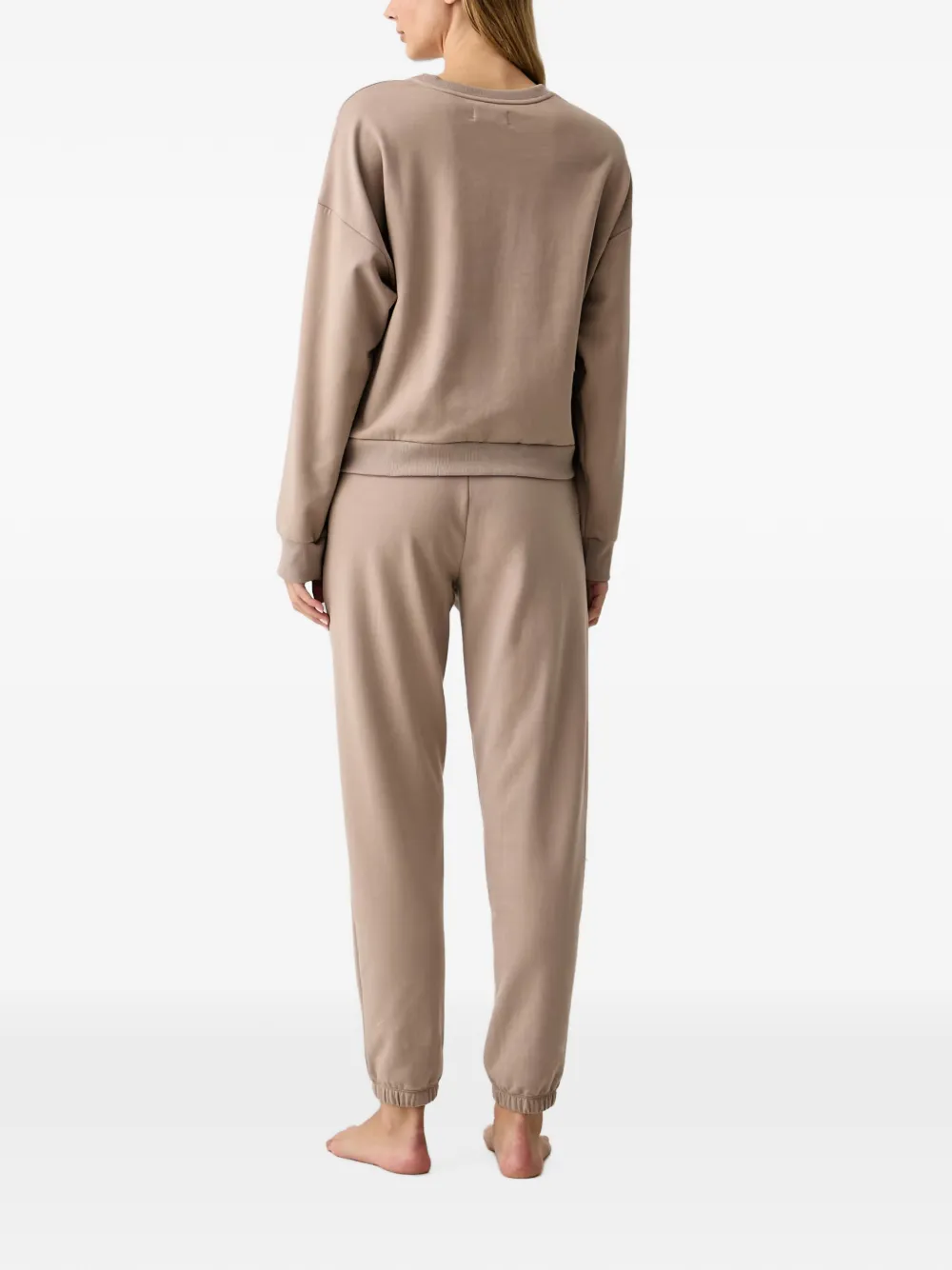 DKNY Pyjama met logoprint Beige