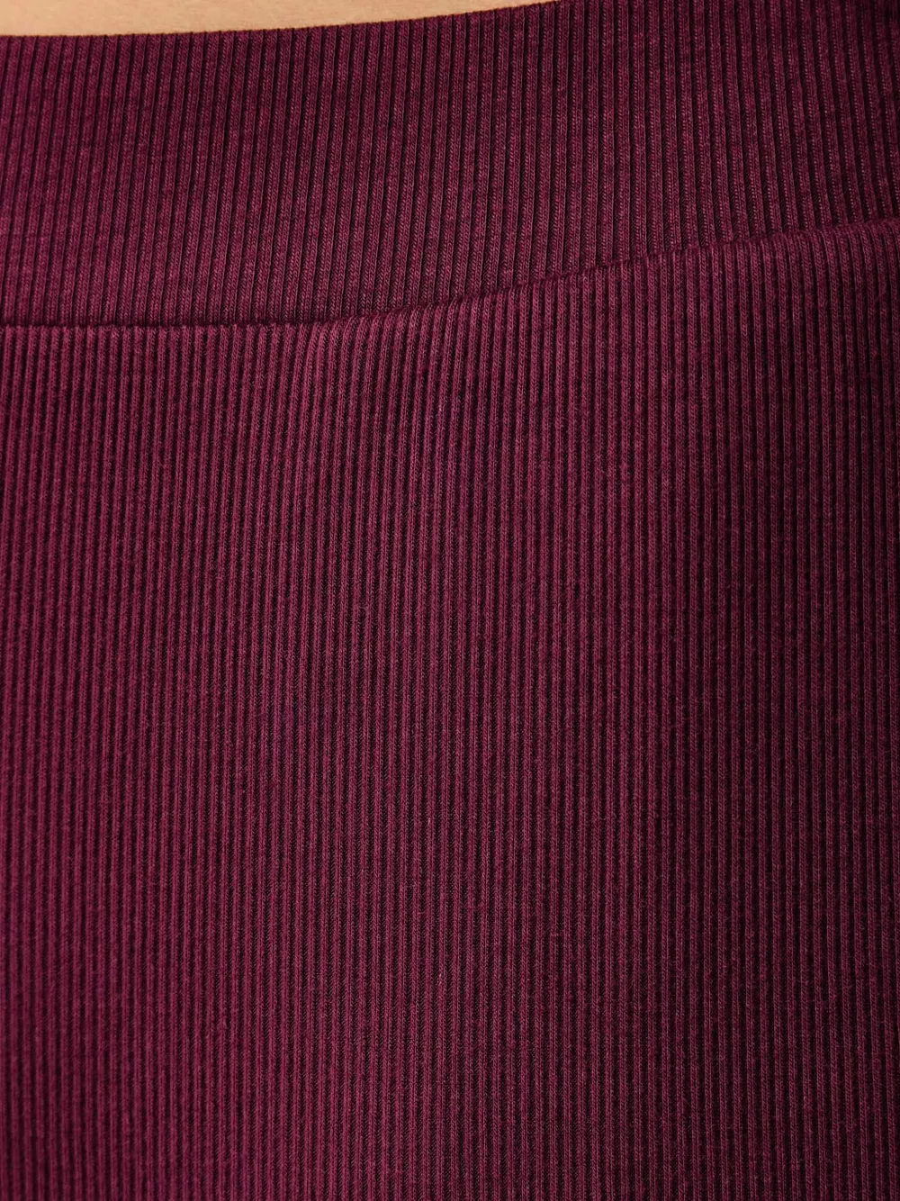 DKNY Ribgebreide pyjama Rood