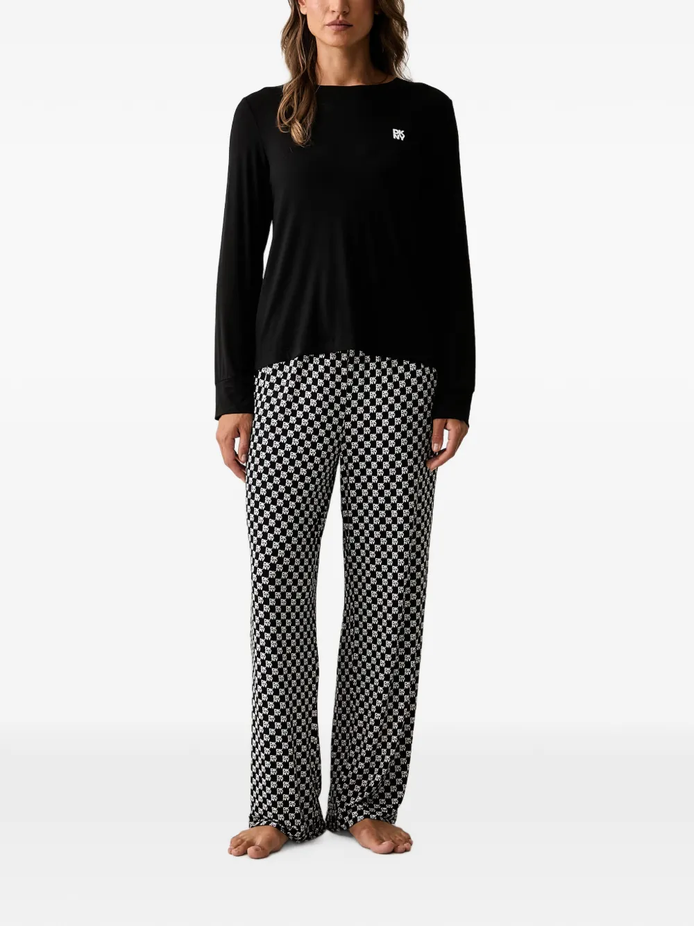 DKNY logo-print pyjamas