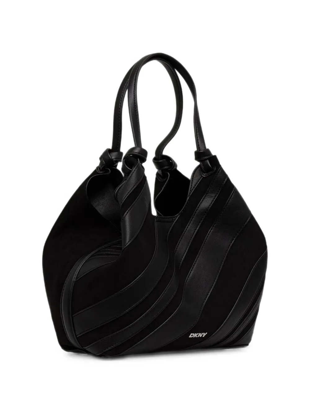 DKNY Medium Paula shopper met afneembare buidel Zwart