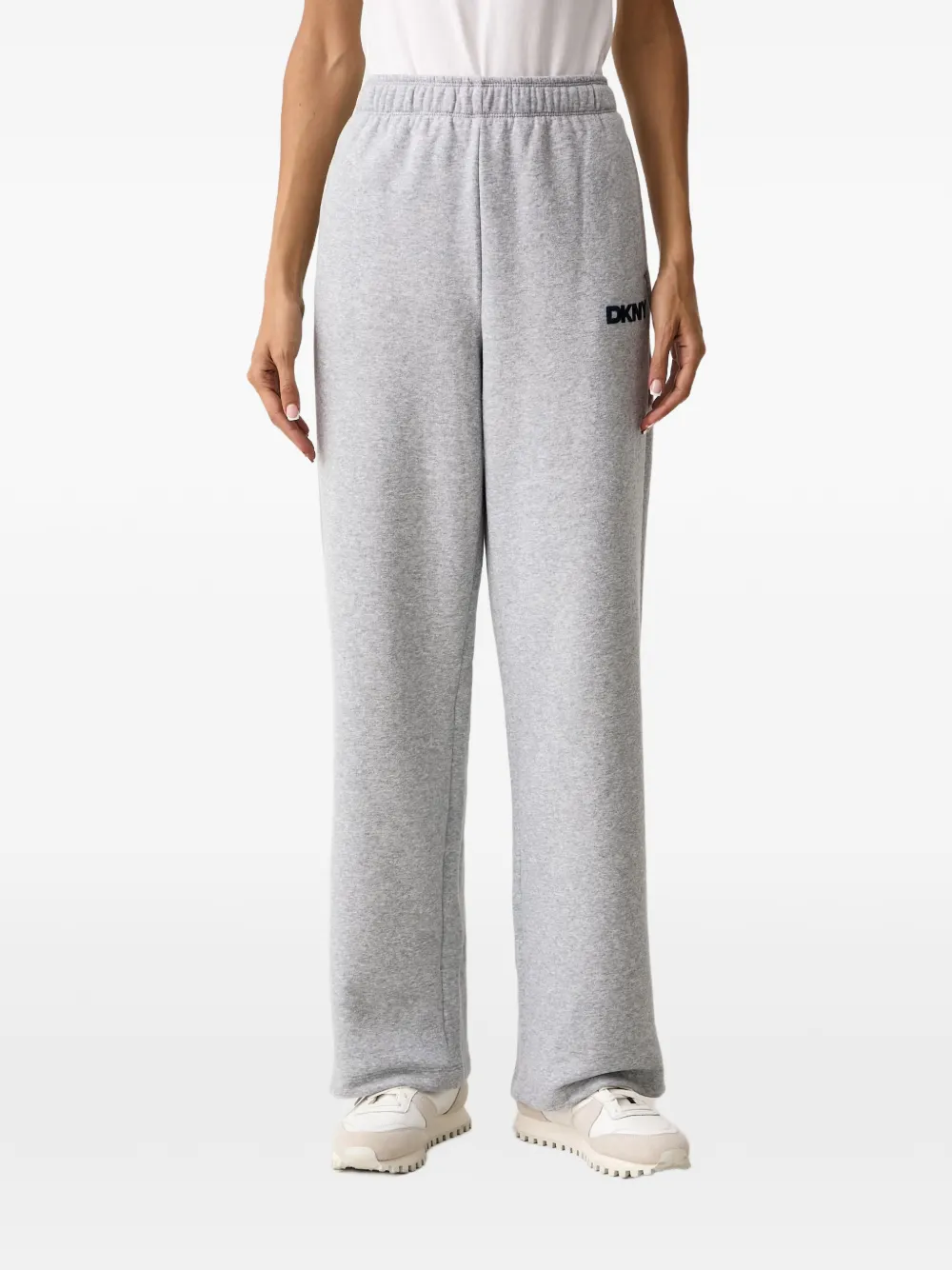 DKNY logo-embroidered track pants - Grigio