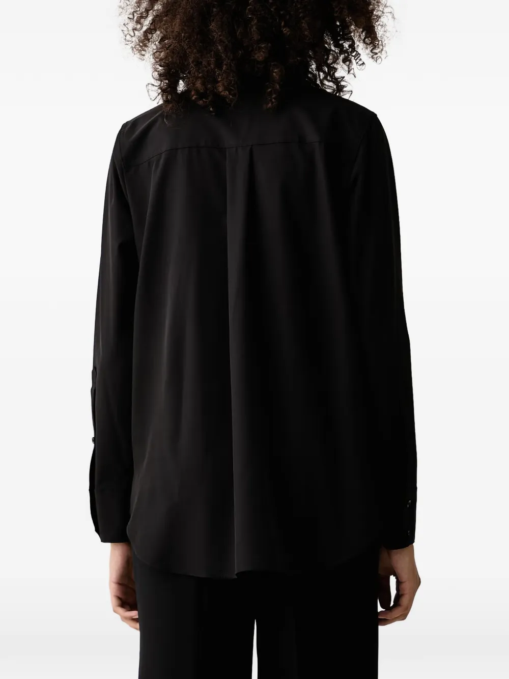 DKNY concealed-front shirt Zwart