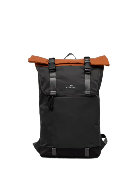 Doughnut roll-top buckle-fastening backpack