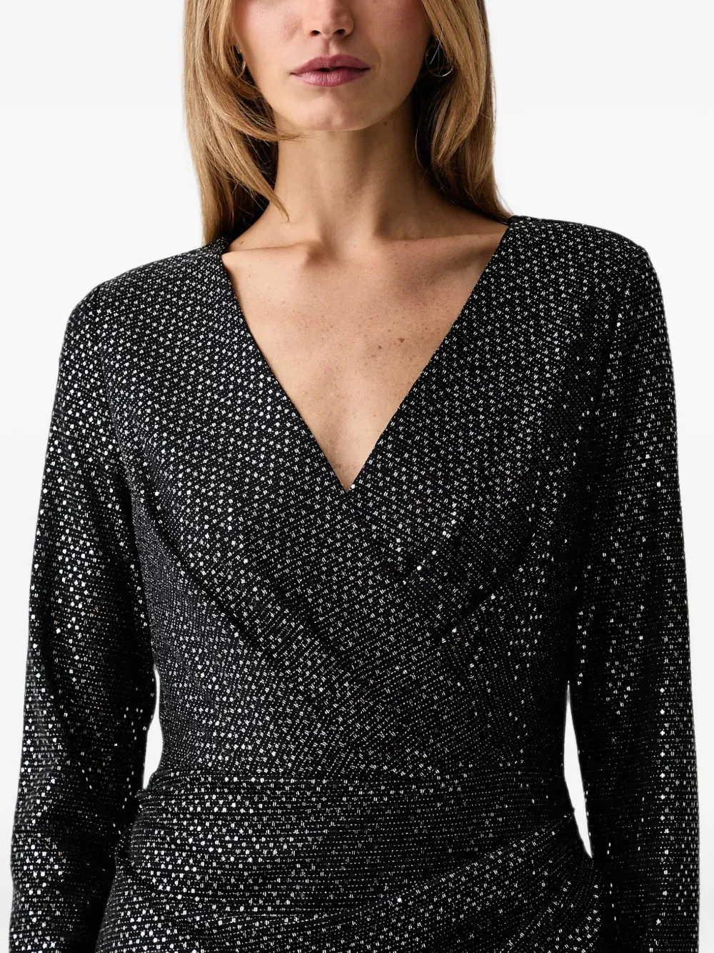 DKNY Jurk verfraaid met pailletten Zwart