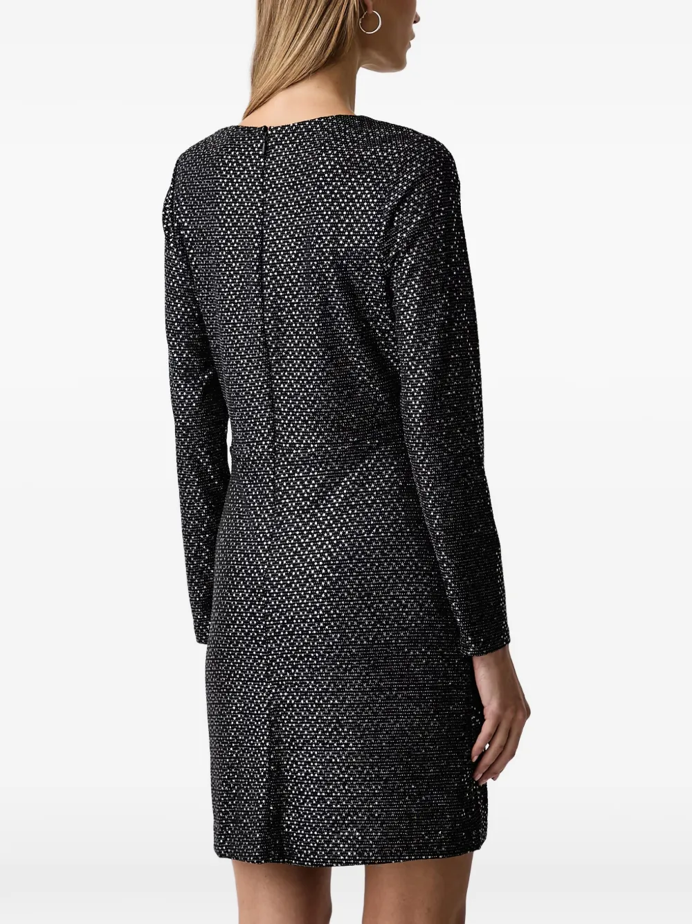 DKNY Jurk verfraaid met pailletten Zwart