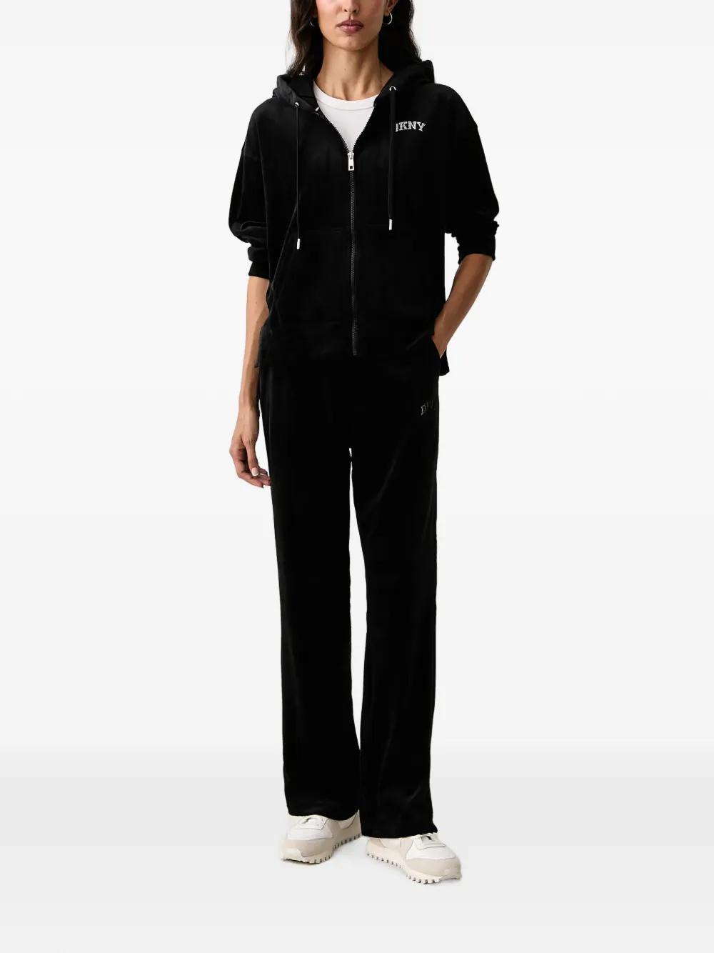 DKNY Trainingsbroek met logo Zwart