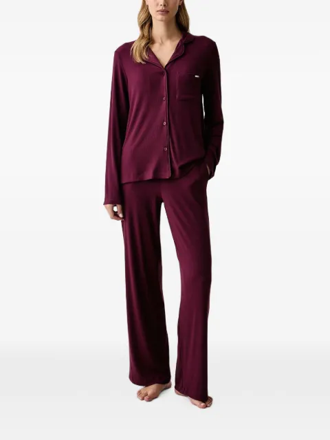 DKNY ribbed-knit pyjamas