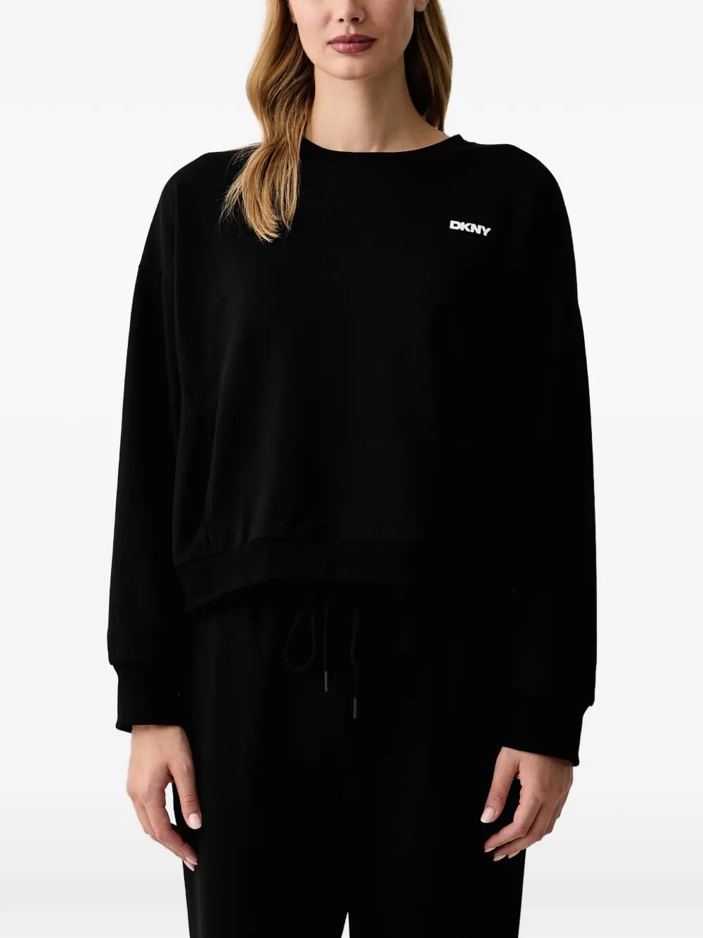 DKNY Pyjama met logoprint Zwart