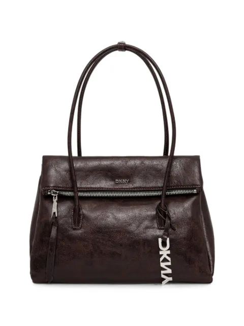 DKNY bolso shopper Rivington grande plegable con placa del logo