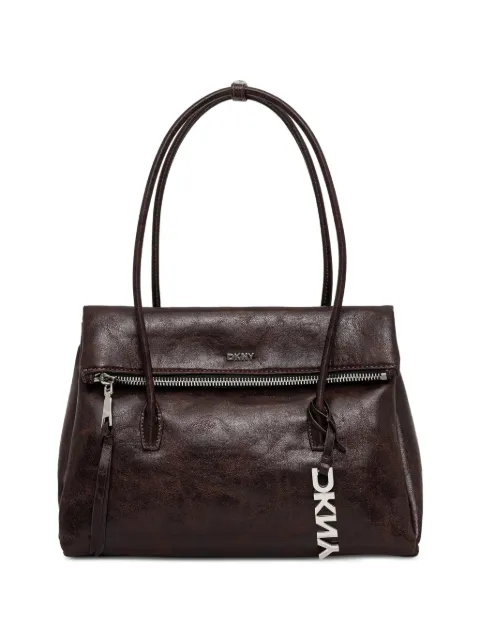 DKNY grand sac à main Rivington à plaque logo