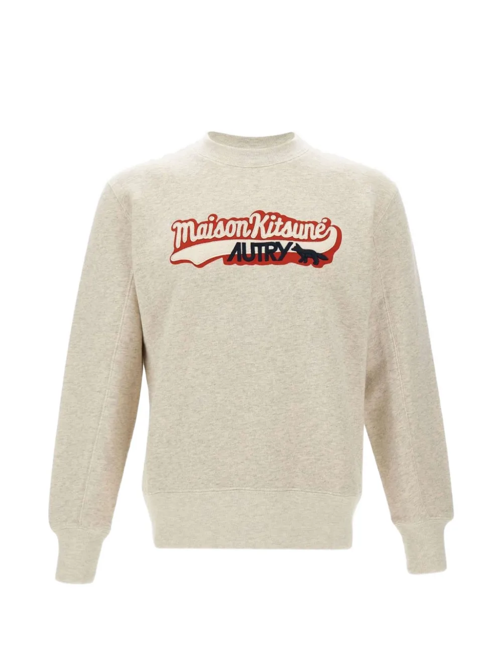 Maison Kitsuné x Autry logo-patch sweatshirt