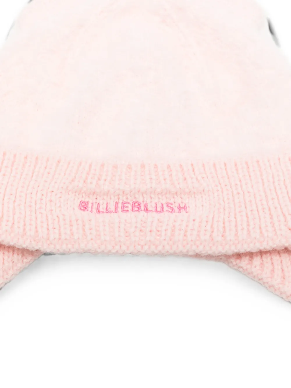 Billieblush Muts met geborduurd logo en oordetail Roze