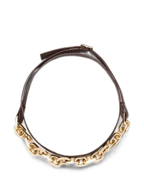 Plan C chain-link necklace