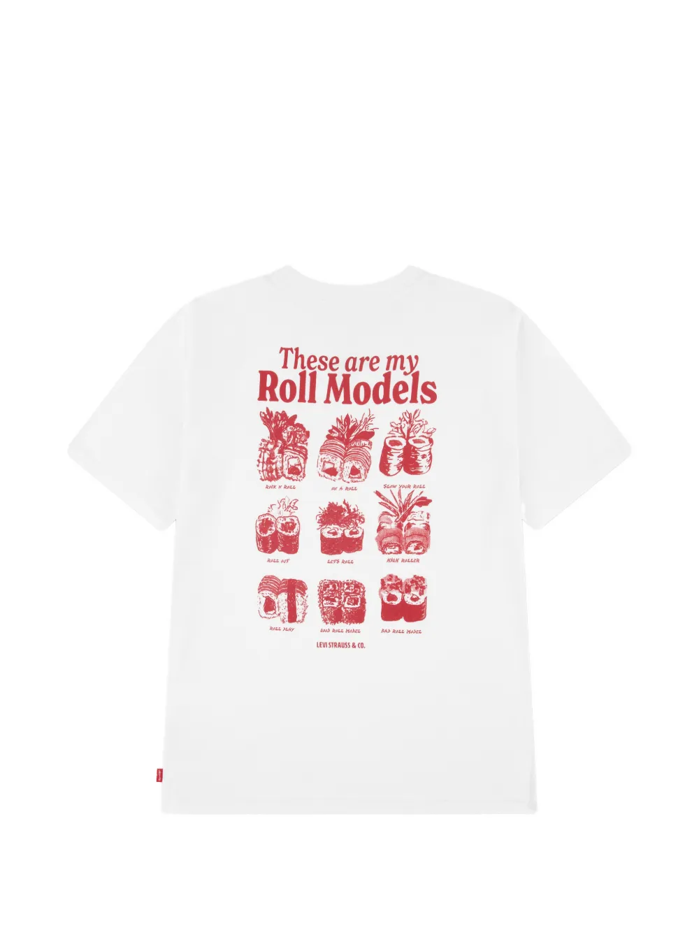 Levi's Kids graphic-print T-shirt Wit