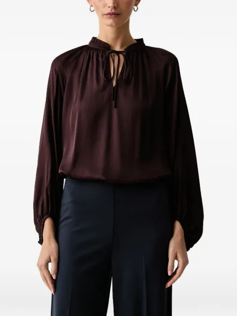 Marc O'Polo blusa con volantes en el cuello