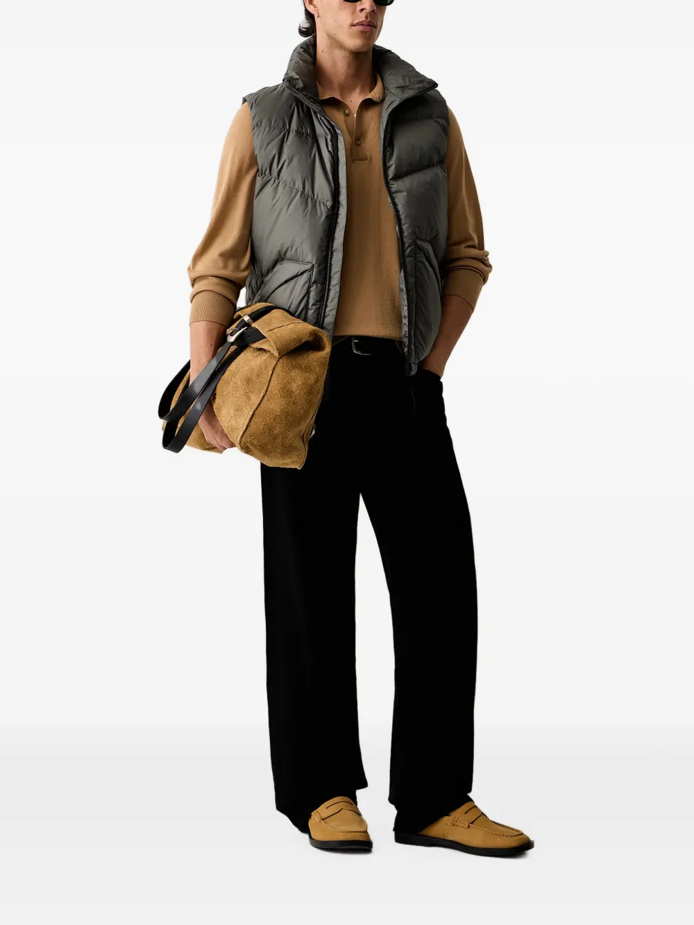 Marc O'Polo quilted gilet Groen