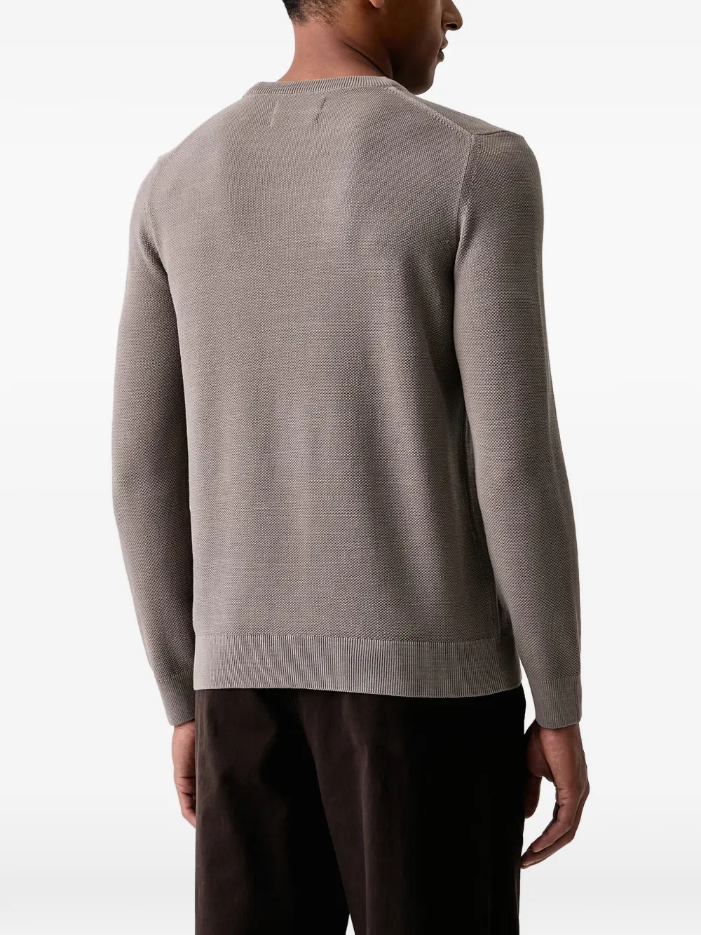 Marc O'Polo textured-knit sweater Grijs