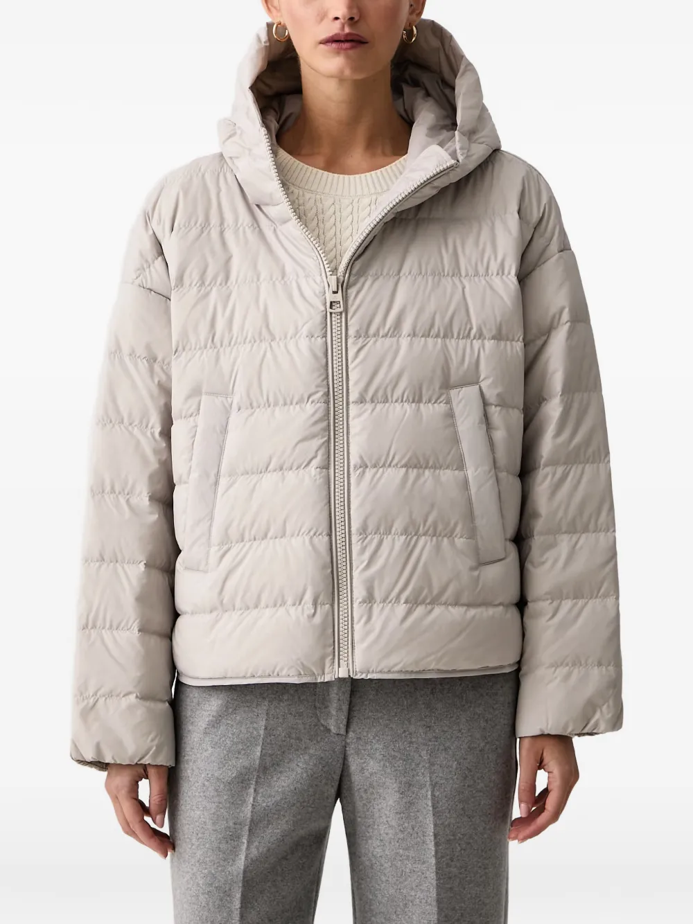 Marc O'Polo hooded quilted jacket - Toni neutri