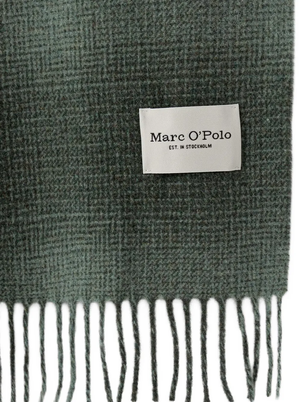 Marc O'Polo Geruite sjaal Groen