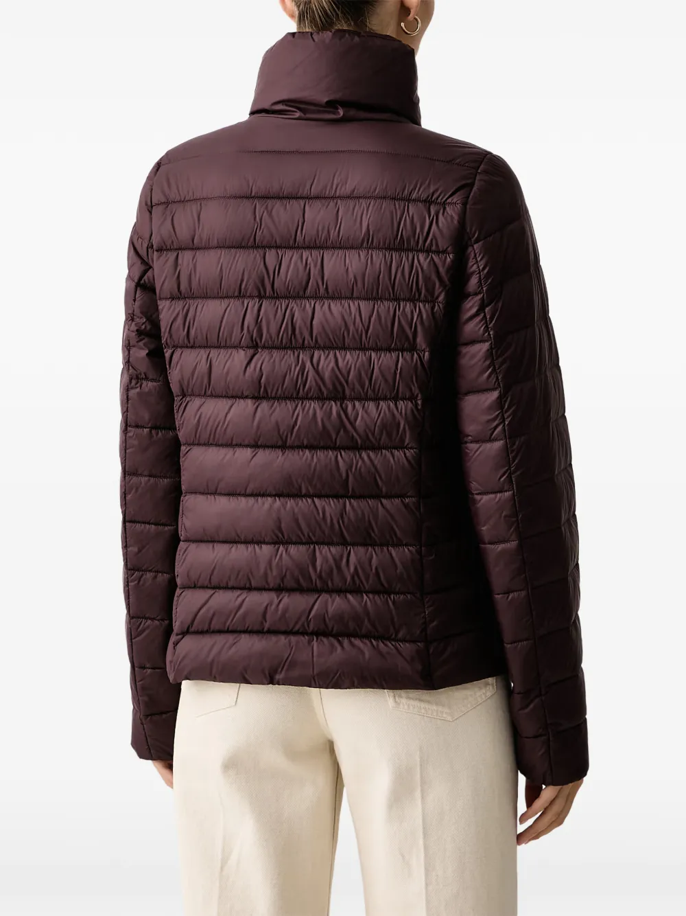 Marc O'Polo high-neck puffer jacket Rood